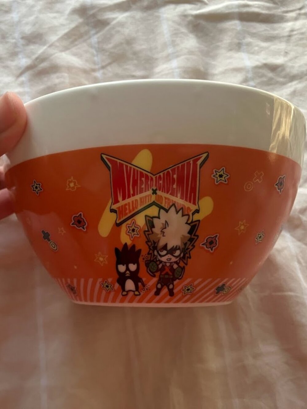 My Hero Academia x Hello Kitty and Friends ramen bowl